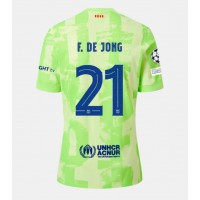 Dres Barcelona Frenkie de Jong #21 Tretina 2024-25 Krátky Rukáv